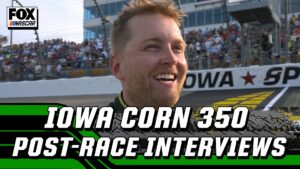 William Byron and more post-race interviews from Iowa Speedway | NASCAR on FOX