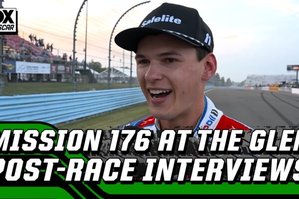 Corey Heim, Daniel Hemric post-race interviews from Watkins Glen International | NASCAR on FOX