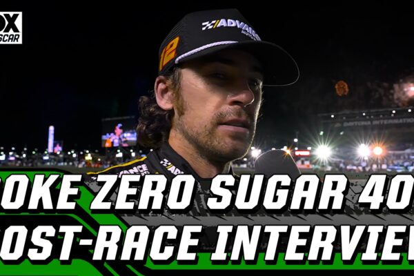 POST-RACE INTERVIEW: Ryan Blaney speaks after winning at Daytona International Speedway | NASCAR on FOX