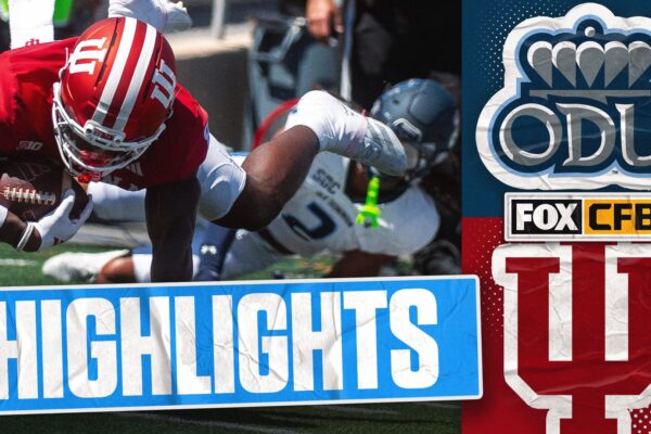 Old Dominion Monarchs vs. No. 20 Indiana Hoosiers Highlights | FOX College Football