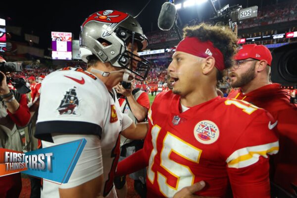 Tom Brady on Patrick Mahomes: ‘In the biggest moments, you can depend on him the most’ | First Things First
