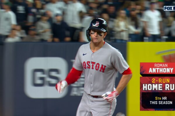 Roman Anthony's NO DOUBTER extends Red Sox lead over Yankees