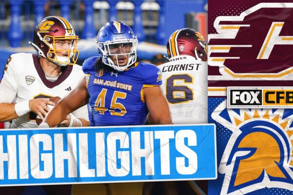 Central Michigan Chippewas vs. San Jose State Spartans Highlights | FOX College Football