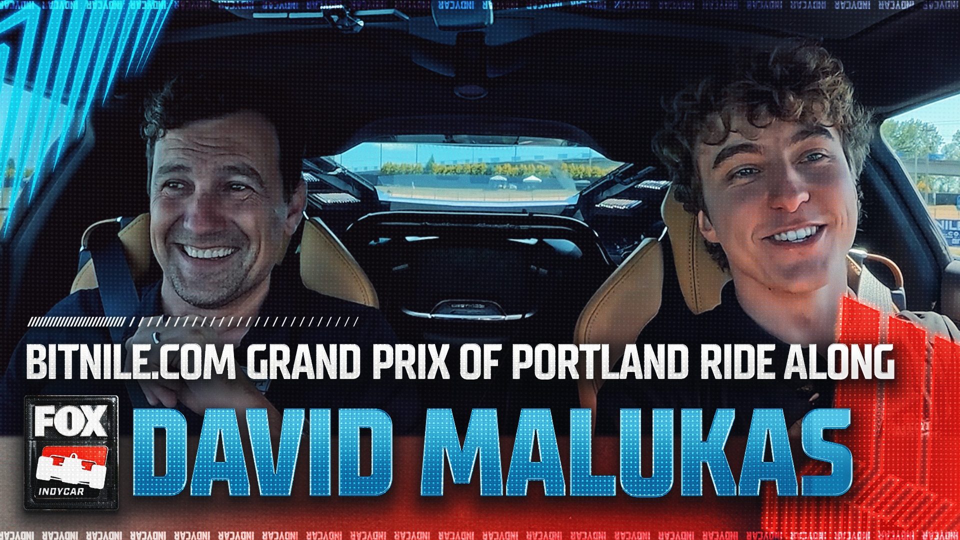 David Malukas takes Will Buxton around Portland International Raceway | INDYCAR on FOX
