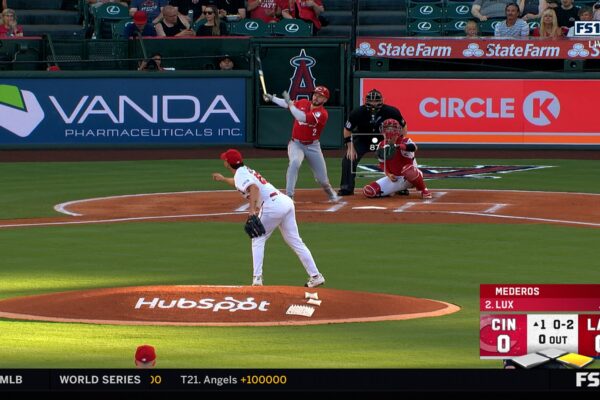 Gavin Lux crushes a two-run homer, grabbing Reds' lead over Angels