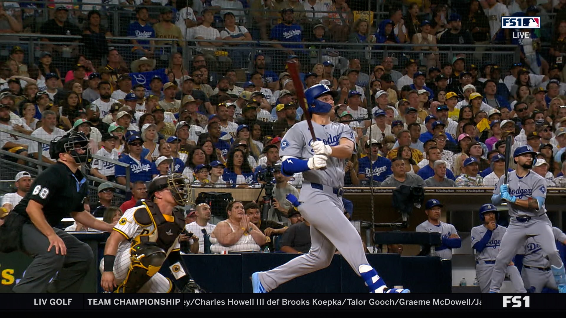 Dodgers' Alex Freeland hits solo home run, cutting deficit vs. Padres