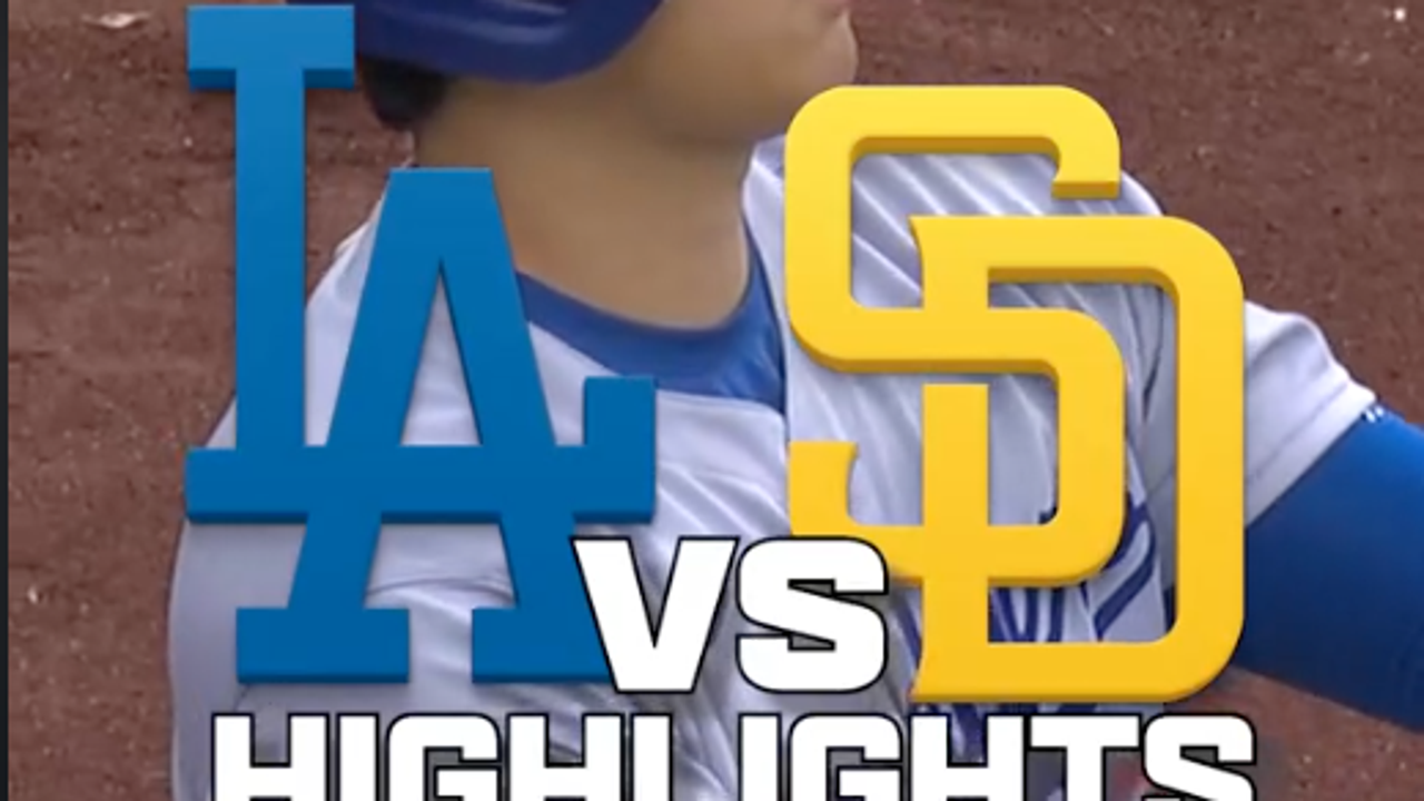 NL WEST BATTLE: Dodgers vs. Padres | Short Highlights 🔥