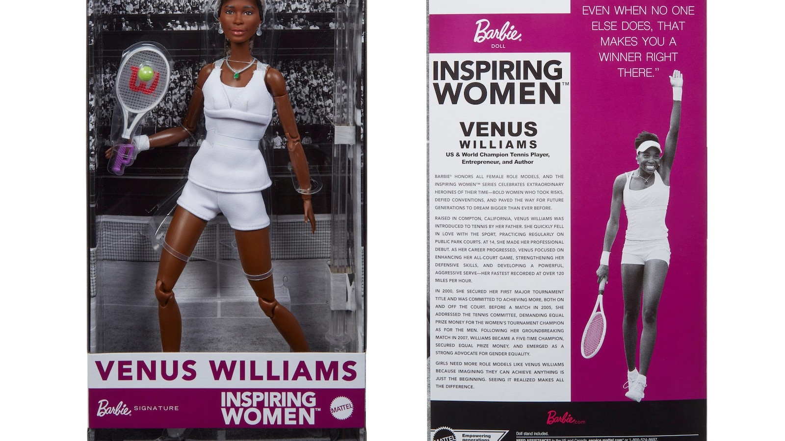 Venus Williams to get new Barbie as part of Inspiring Women collection