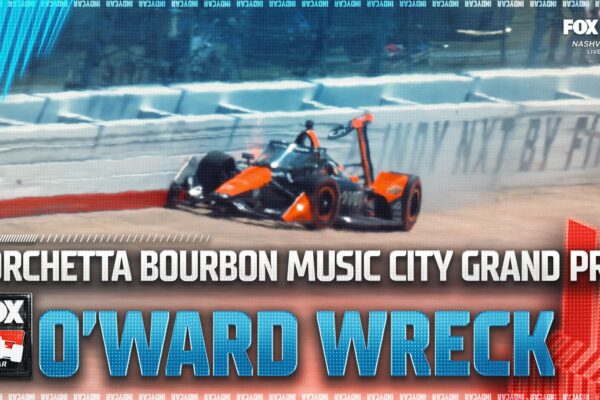 Arrow McLaren's Pato O'Ward wrecks in Nashville after leading 116 laps