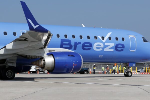 U.S. startup airline Breeze Airways plans first international flights
