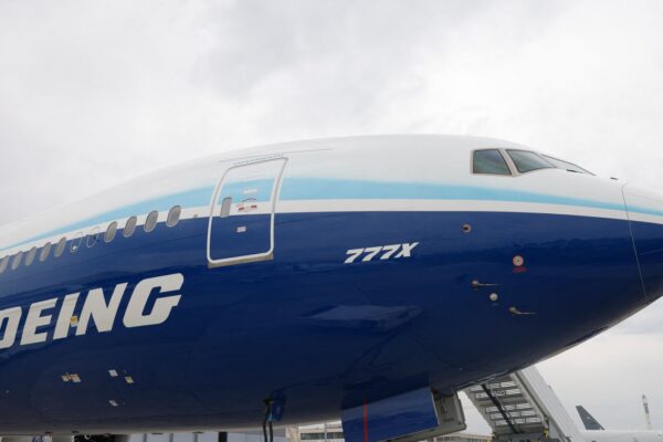 Boeing falling behind on certifying its 777X, CEO says