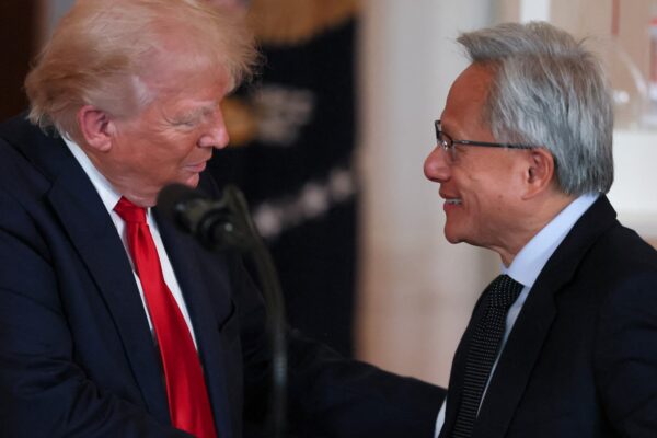 Nvidia’s Huang joining Trump on UK state visit next week