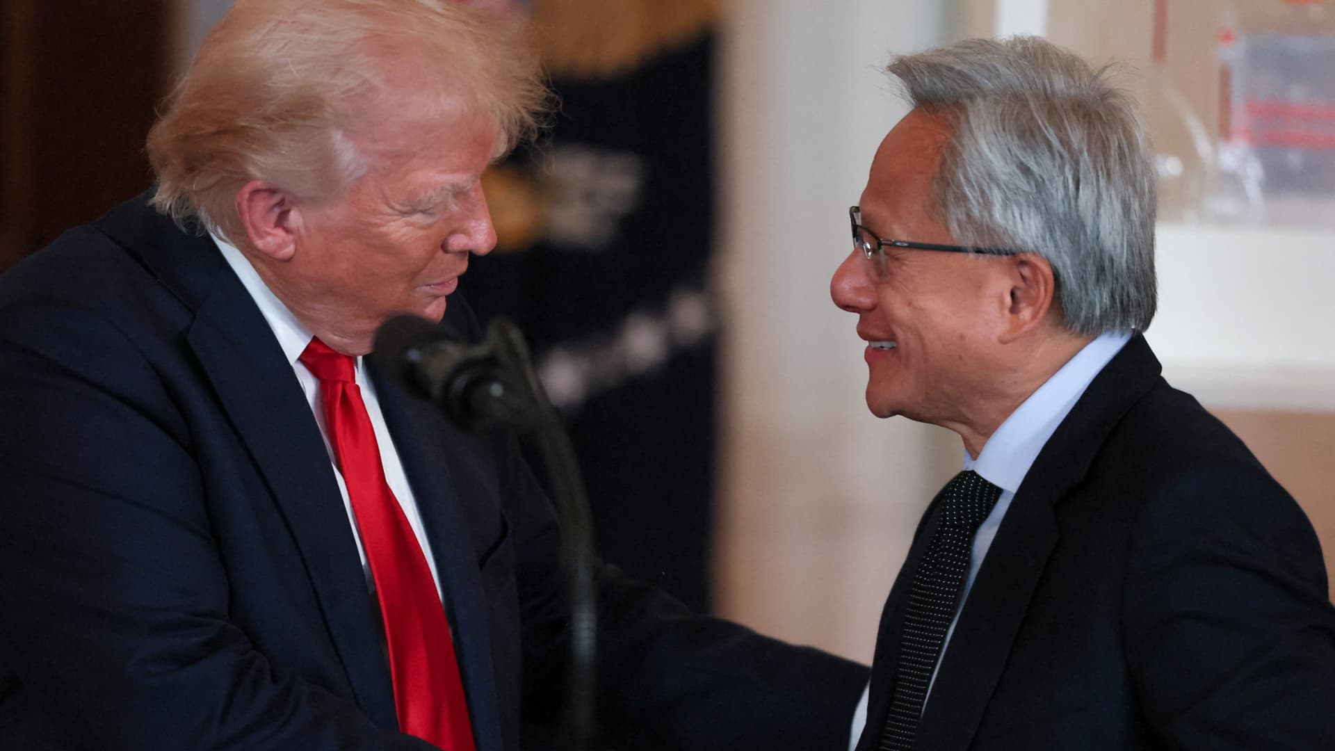 Nvidia’s Huang joining Trump on UK state visit next week