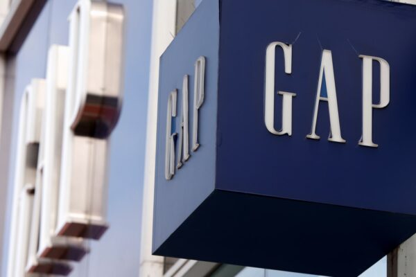 Stocks making the biggest moves midday: GAP, AEO, CRM, FIG