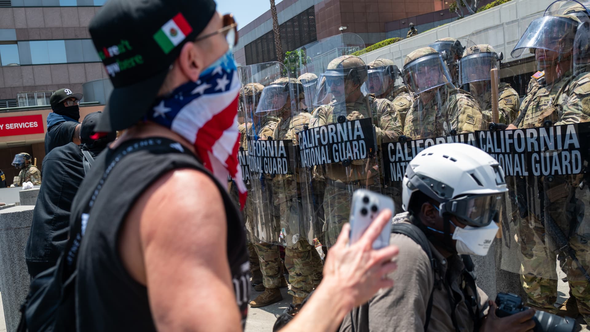 Trump National Guard California Newsom