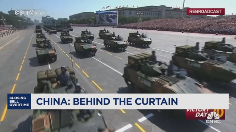 China’s massive military parade is closed to the public