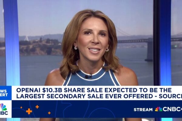 OpenAI boosts size of secondary share sale to .3 billion