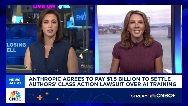 Judge Anthropic case preliminary OK to .5B settlement with authors