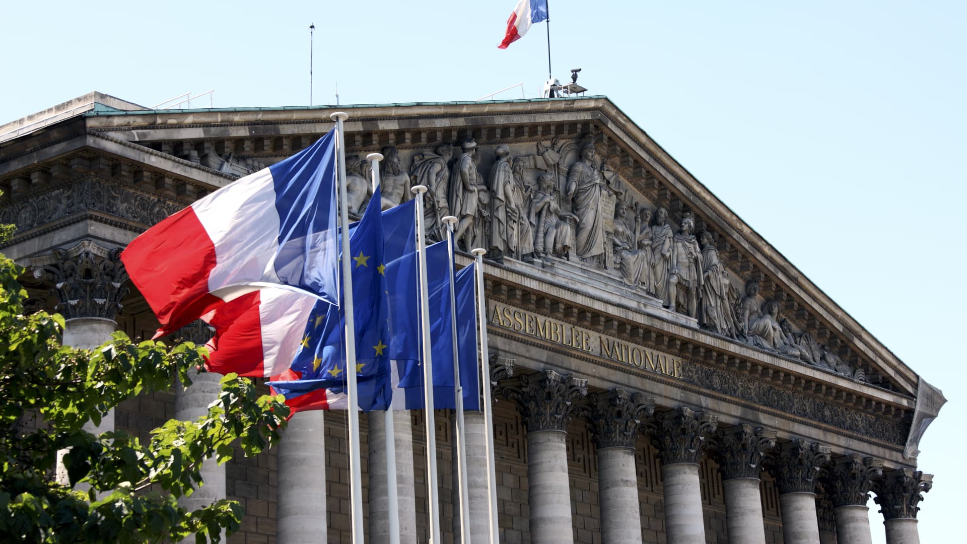 Wall Street eyes battered French assets as government faces collapse