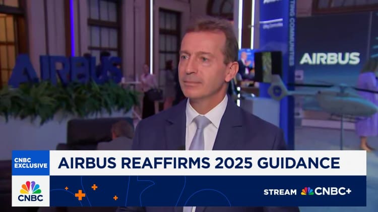 Airbus CEO reaffirms delivery guidance for 2025