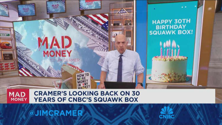 Jim Cramer reflects on 30 years of ‘Squawk Box’