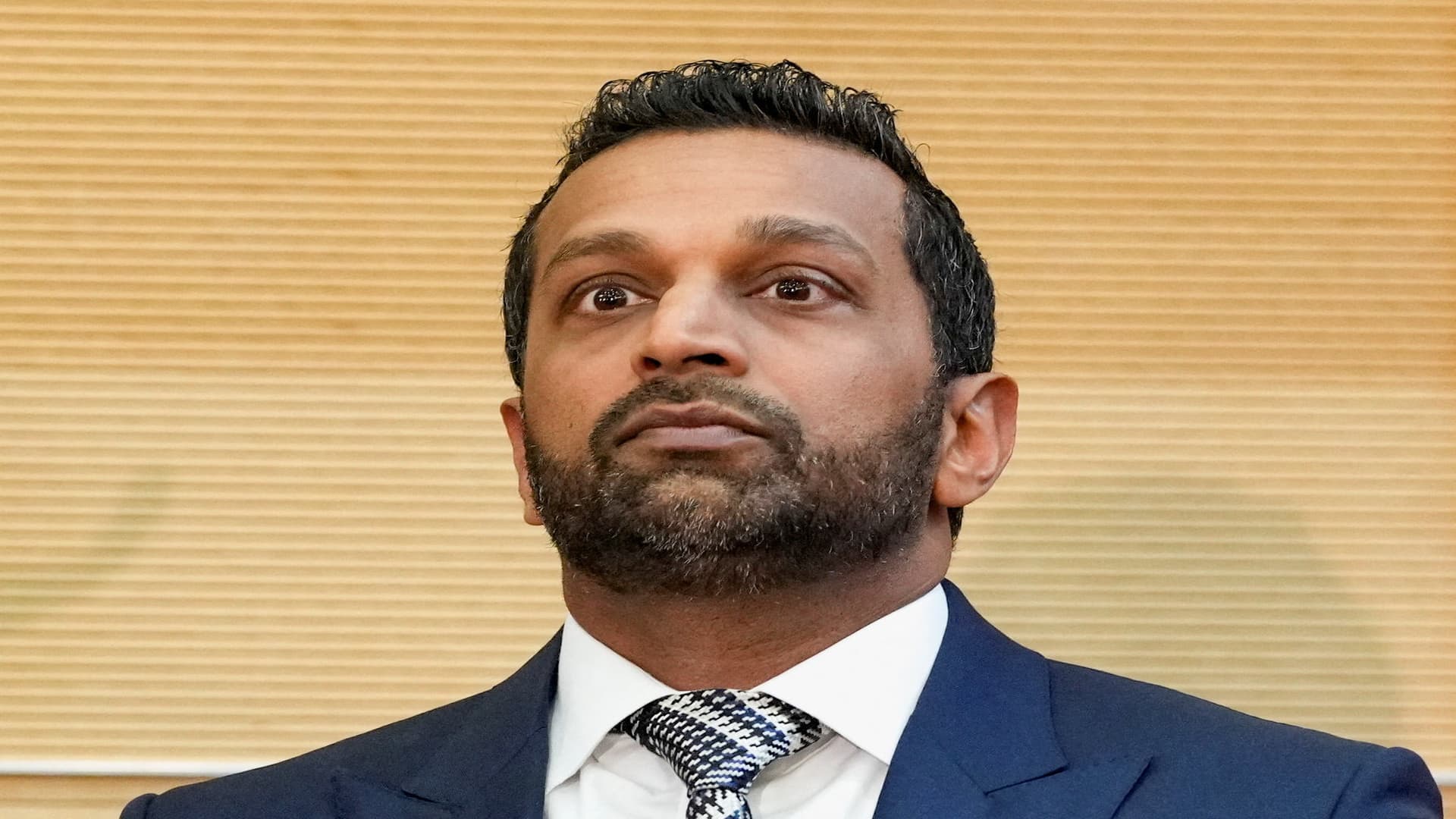 Patel FBI congressional hearings Kirk assassination