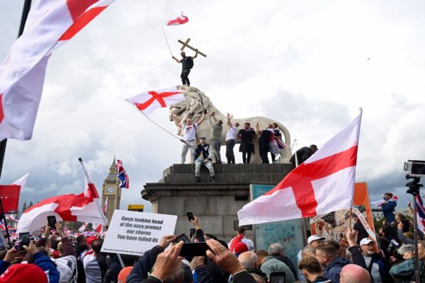 Tommy Robinson London protests