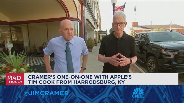 Tim Cook says Apple’s manufacturing expansion across the U.S. will create a ‘domino effect’