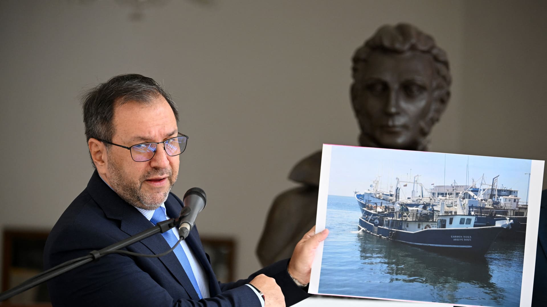 Trump says US struck another alleged Venezuelan drug vessel, killing three