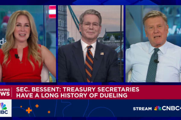 Treasury secretaries ‘have a history of dueling’