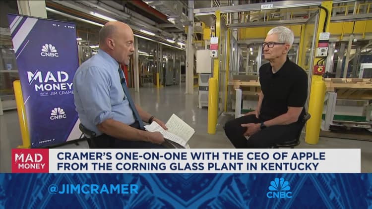Apple’s Tim Cook pleased with progress on U.S. silicon supply chain