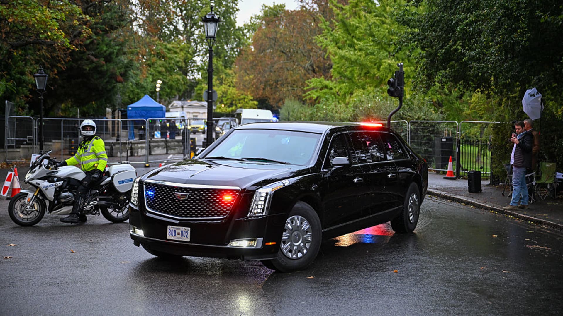 Trump’s UK state visit in pictures