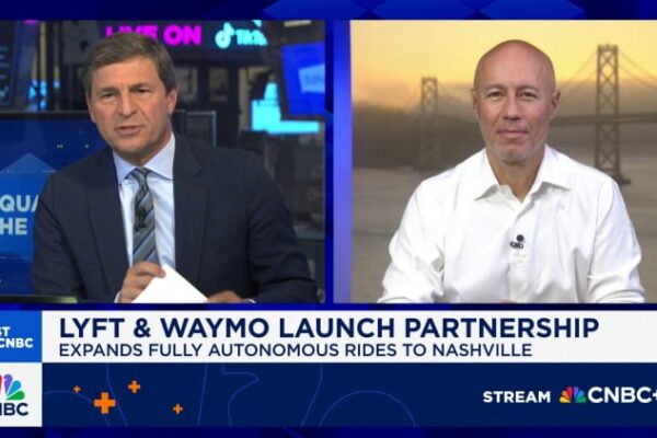 Lyft shares pop on Waymo deal to bring robotaxis to Nashville