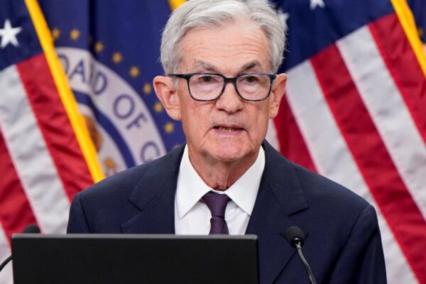 Fed Chief Powell says stock prices appear ‘fairly highly valued’