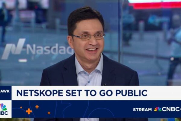 Netskope opens at  after pricing IPO shares at top of range