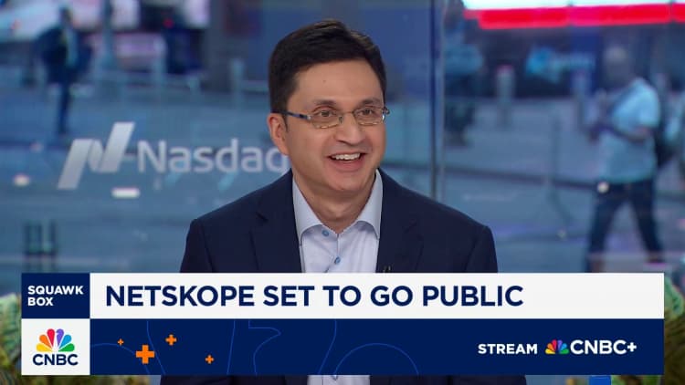 Netskope opens at  after pricing IPO shares at top of range