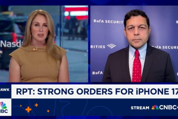 Apple’s stock turns positive for year after iPhone 17 launch