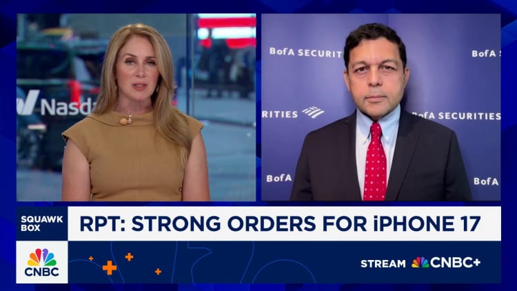 Apple’s stock turns positive for year after iPhone 17 launch