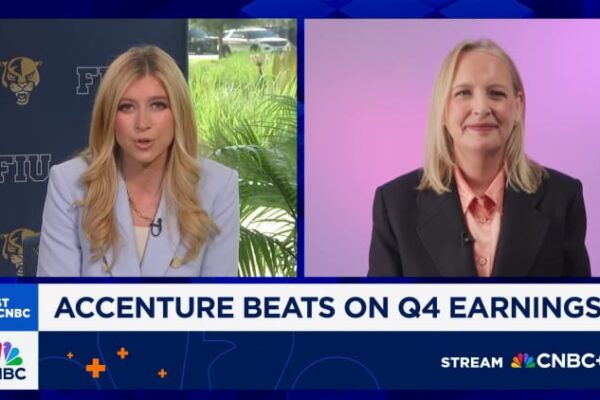 Accenture plans on ‘exiting’ staff who can’t be reskilled on AI