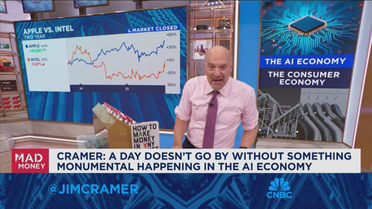 Jim Cramer points out a stark divide in the economy