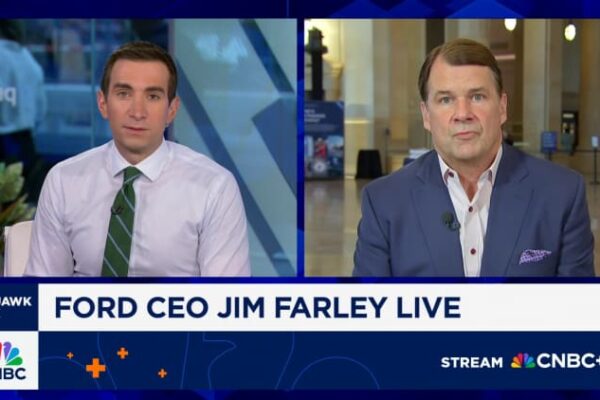 Ford CEO expects EV sales to be cut in half after end of tax credits