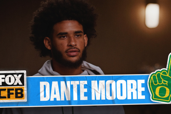 Dante Moore on becoming starting QB for Oregon, following in footsteps of past QBs & more
