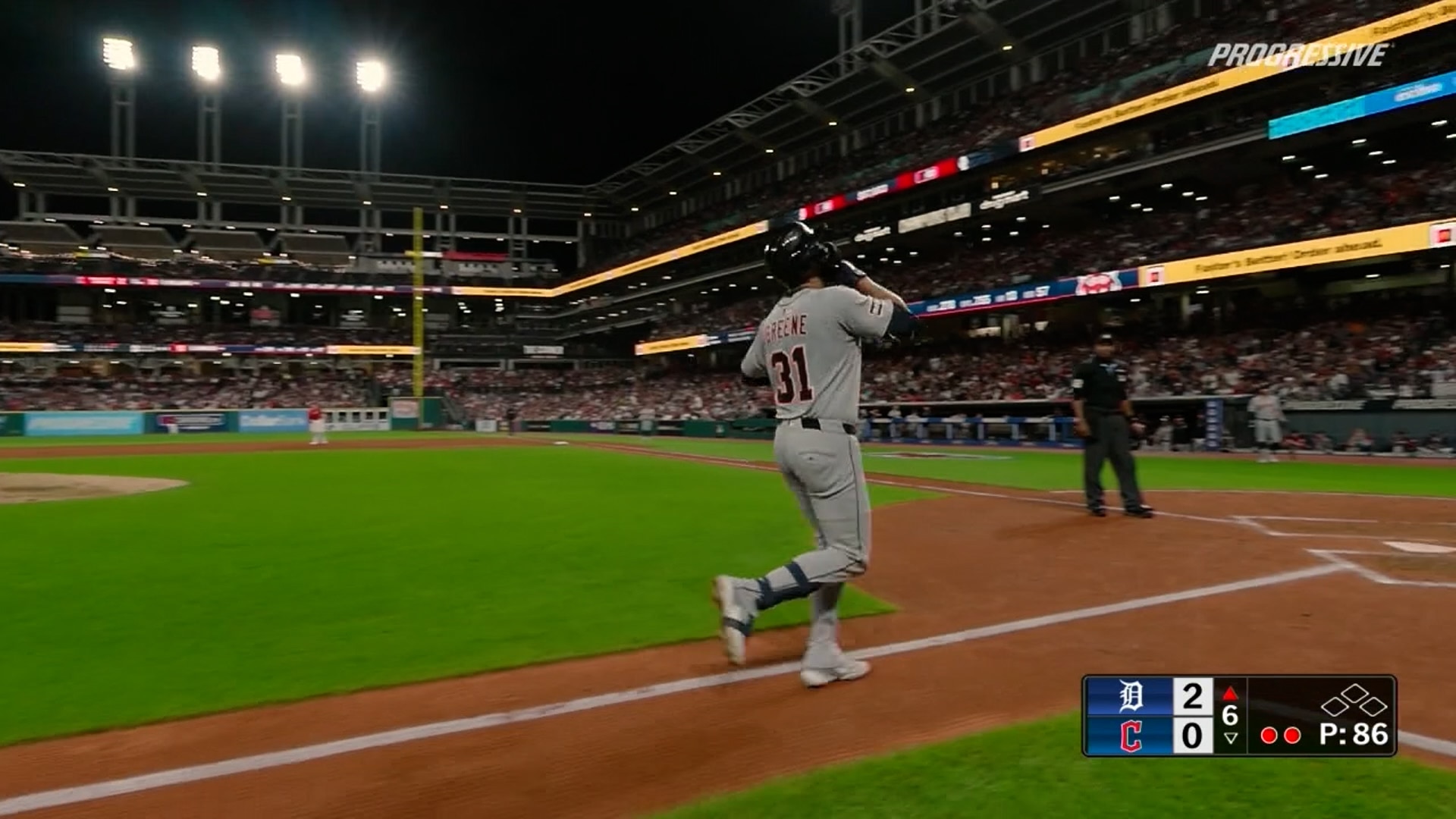 Riley Greene launches solo HR, extending Tigers' lead over Guardians
