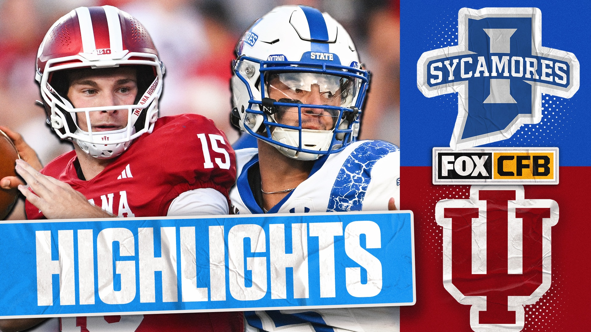 Indiana State Sycamores vs. No. 22 Indiana Hoosiers Highlights | FOX College Football