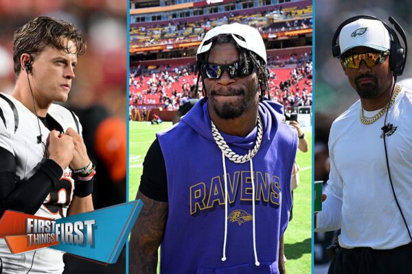 Coach Eric Mangini’s NFL predictions ft. Joe Burrow, Bears, Ravens and Chiefs | First Things First Coach Eric Mangini’s NFL predictions ft. Joe Burrow, Bears, Ravens and Chiefs | First Things First
