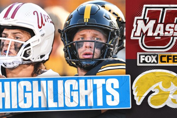 Massachusetts Minutemen vs. Iowa Hawkeyes Highlights | FOX College Football