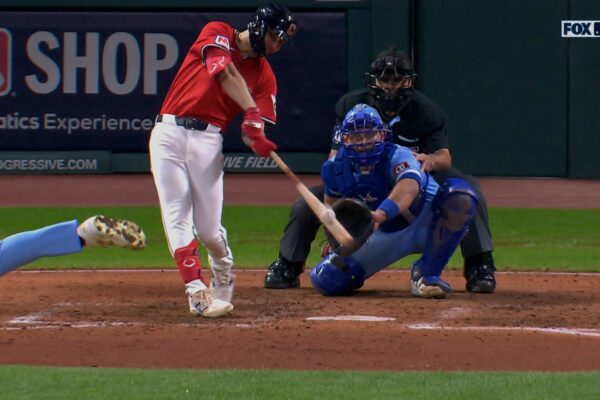 Guardians' CJ Kayfus crushes two-run HR to take lead 3-2 over Royals