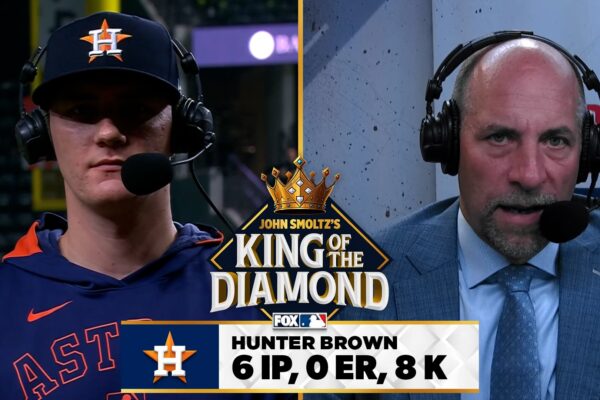 Astros' Hunter Brown on his six scoreless frames against Rangers 🏆 | King of Diamond