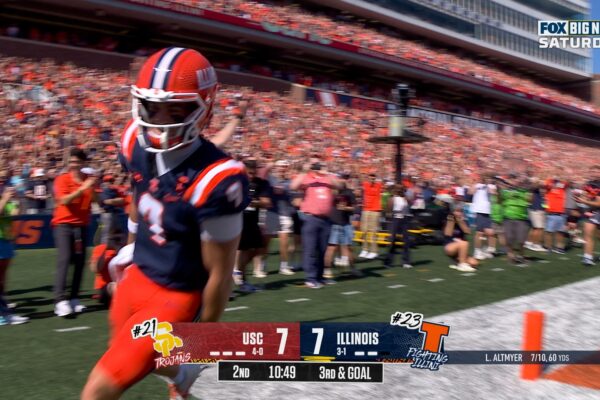 Illinois takes lead over USC on Double-Reverse TD to Luke Altmyer