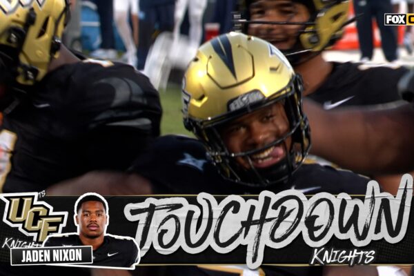 Jaden Nixon rushes for 5-yard TD, extending UCF's lead over North Carolina